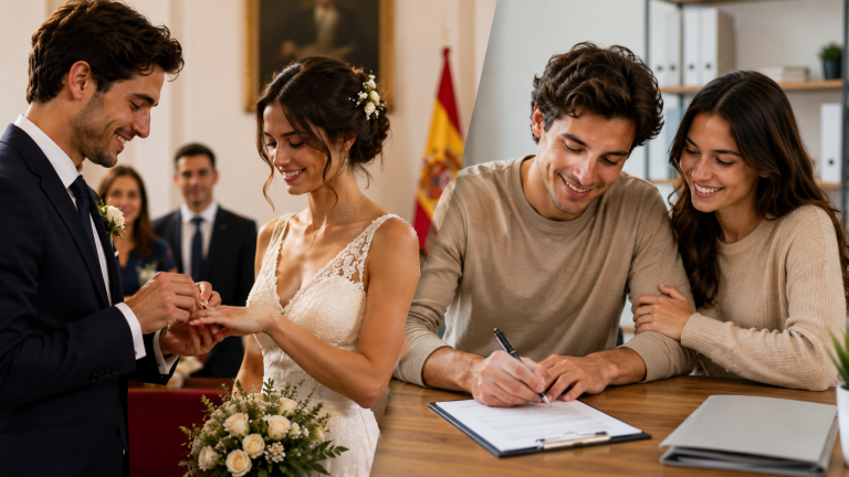 Matrimonio o pareja de hecho en España: ¿cuál es la diferencia?