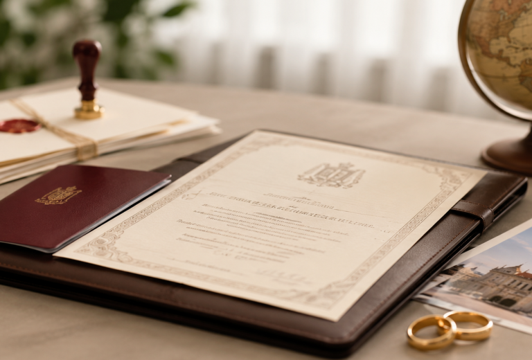 ¿Es obligatorio inscribir el matrimonio en el Registro Civil español para solicitar la residencia en España?