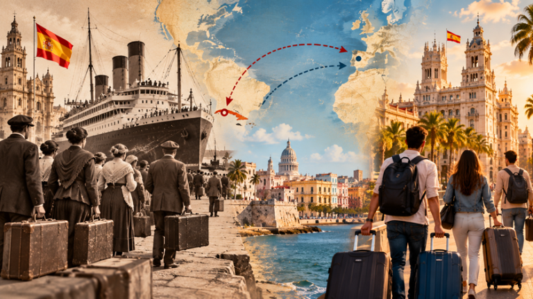 De España a Cuba y de Cuba a España: dos caminos migratorios unidos por la historia
