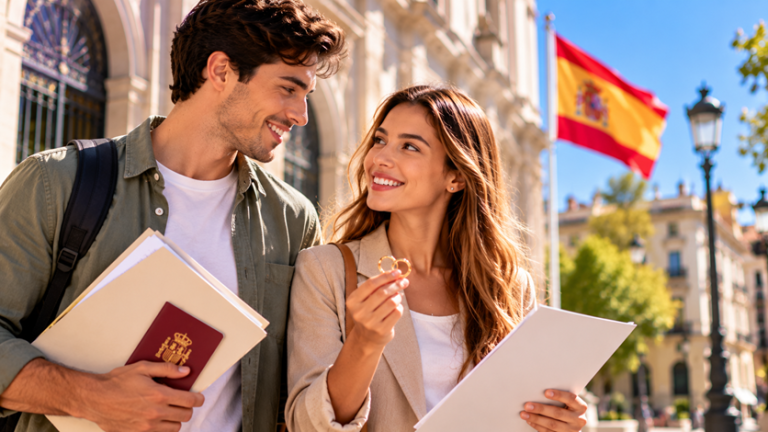 Casado con un ciudadano español: ¿cuándo puedes solicitar la nacionalidad?